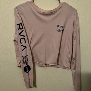 RVCA cropped long sleeve